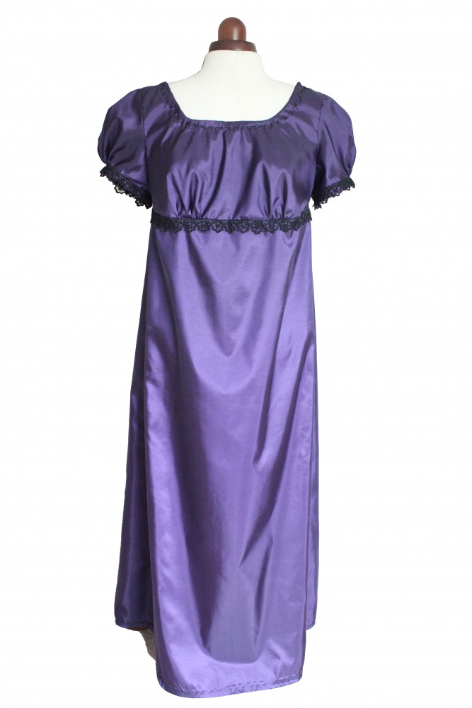 Ladies 19th Century Jane Austen Regency Evening Ball Gown Size 16 - 18 Image